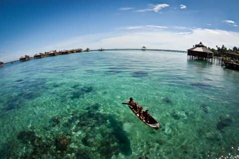 scenery of sipadan island